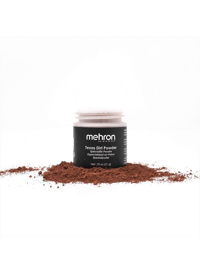 mehron Texas Dirt Special Effects Makeup Powder (0.75 oz), Medium  - Image 2