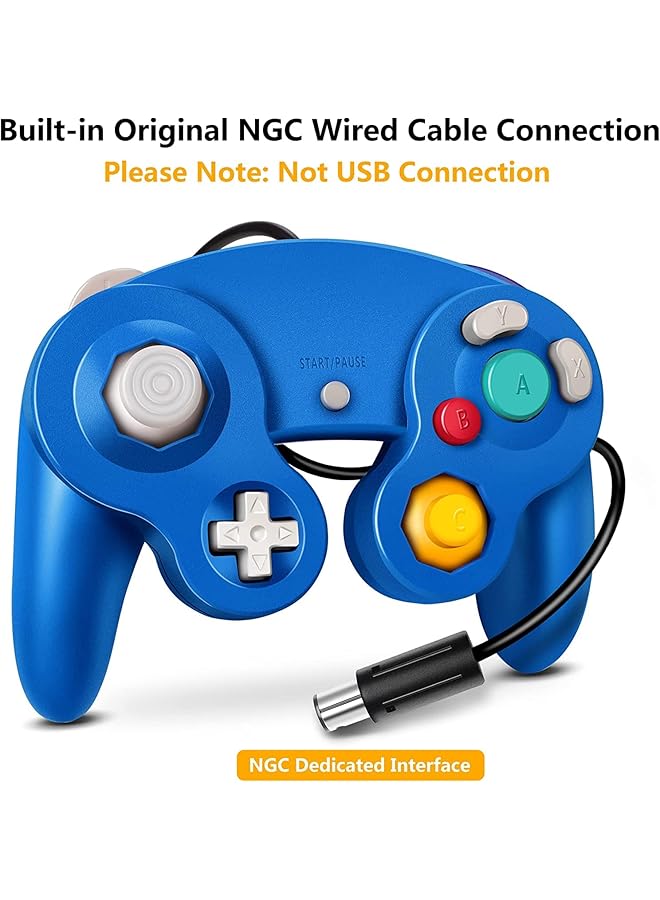 Gamecube Controller， Wireless Switch Controller For Nintendo Switch/Lite/Oled Controller，Bluetooth Game Controller Joystick Gamepad（Blue & Red）2Pcs - Image 2