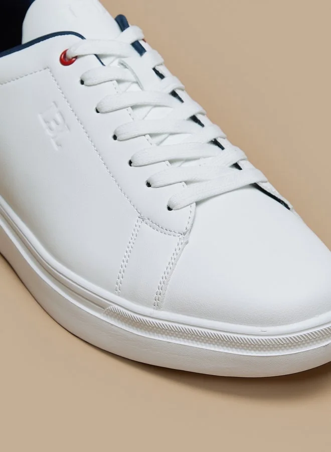 LBL by Shoexpress Men's Solid Sneakers with Lace-Up Closure