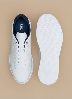 LBL by Shoexpress Men's Solid Sneakers with Lace-Up Closure  - Image 4