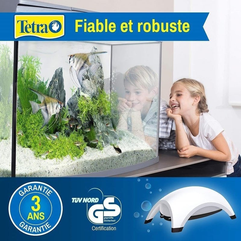 Tetra APS Aquarium Luftpumpe - leise Membranpumpe, versch. Größen für Aquarien von 10-600 L, schwarz/weiß - Image 5