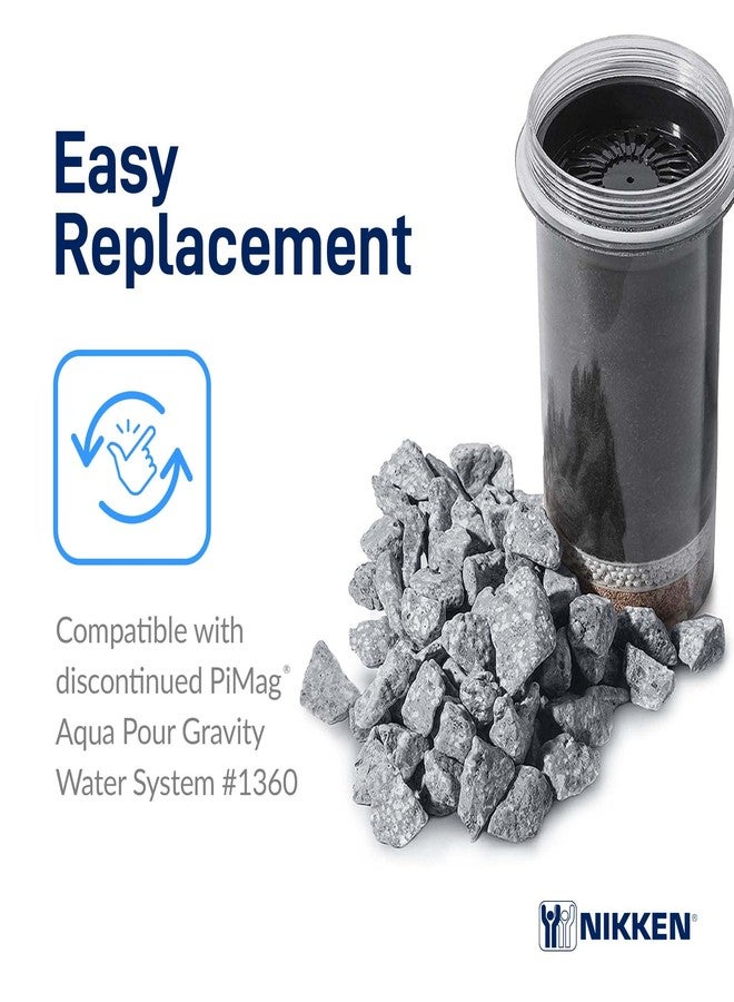 Nikken PiMag Aqua Pour Mineral Stones 1386 - Replacement for PiMag Aqua Pour System 1360 - Perfect for Reduction of Aesthetic Chlorine and Aesthetic Chloramine - Image 5