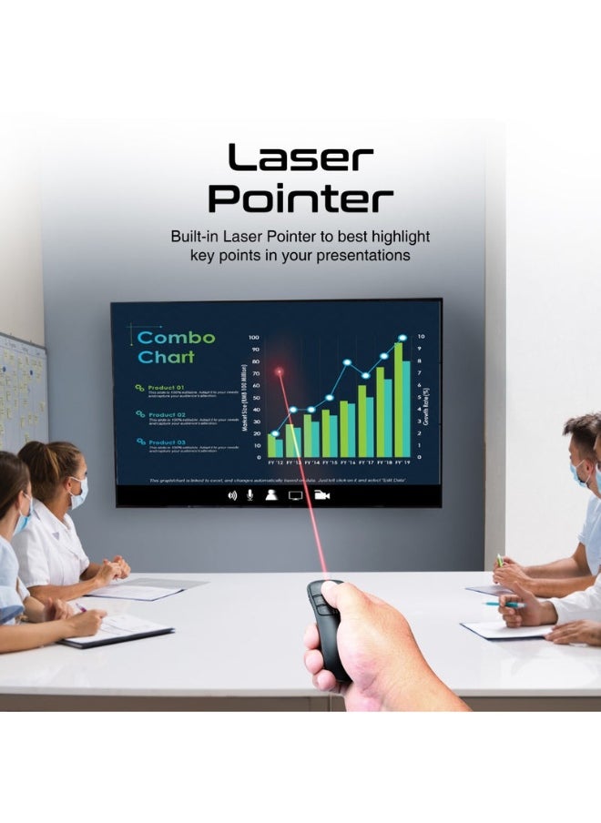Promat Promate ProPointer Universal Intuitive Wireless Presenter  - Image 4