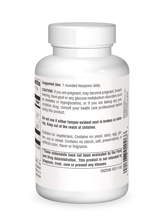 Source Naturals Source Naturals D-Ribose, Enhances ATP Energery* - 100 Grams Powder  - Image 2