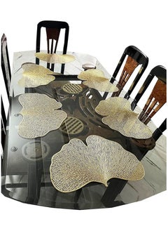 Generic Table Dining Mat  Butterfly Shape  2 Piece Set Golden  - Image 4