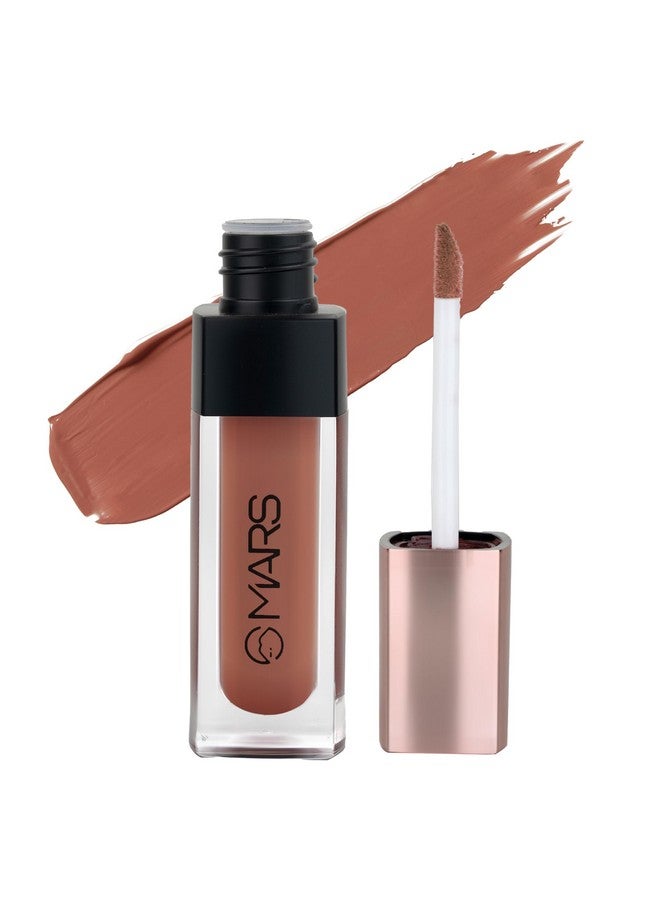 مارس أحمر شفاه سائل غير جاف من MARS Popstar للنساء بلمسة نهائية غير لامعة | تركيبة خفيفة الوزن وغير لاصقة | يدوم حتى 12 ساعة | مقاوم للتحويل ومقاوم للماء (6.0 مل) (21-Pop Off) - Image 1