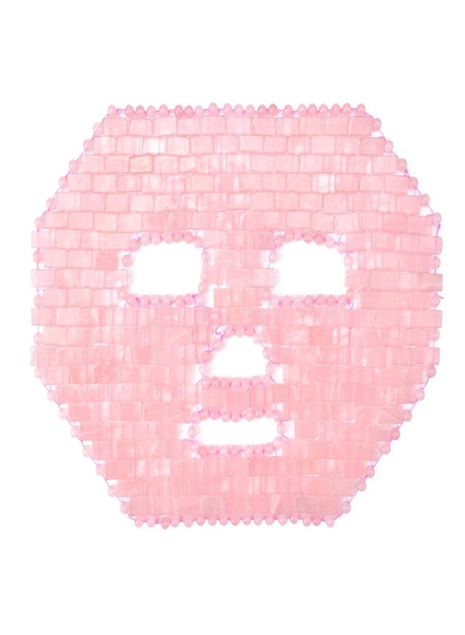 ideayard Rose Quartz Mask｜100% All Natural Jade Face Mask｜Diminish Puffiness｜Soothe Eye Fatigue｜Dark Circles Face Caring - Image 1