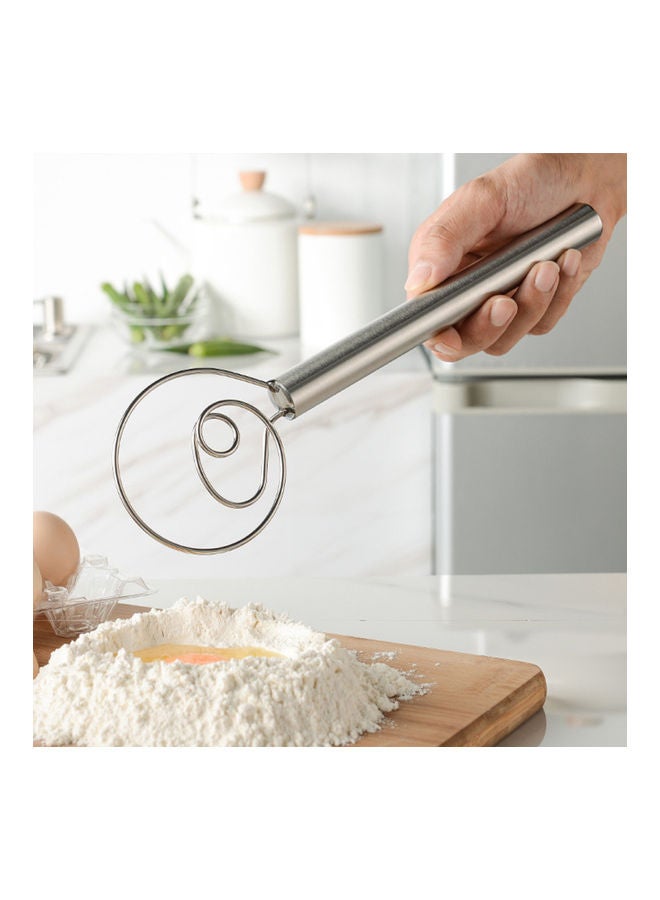 3-Piece Cutting Board, Double and Single Hole Whisk Set Silver/Brown  - Image 2