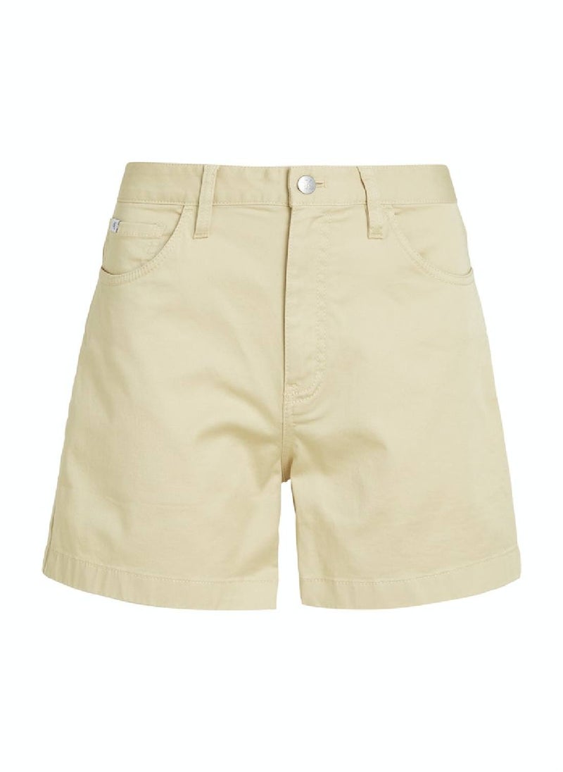 Women's Cotton Twill Mom Shorts -  cotton stretch twill, Green - pzsku/ZB2C8712AAF5BA7DD4903Z/45/_/1715161119/a74e8822-6e54-41e5-952d-88e0e7c53fda