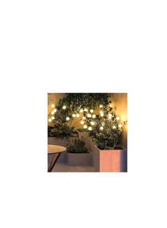 Sun Power Solar Powered Outdoor Lights. 8 LED. Steady Light & Flash. Swing Garden Light. Warm Light. Outdoor Decor. Waterproof. Black  - Image 3