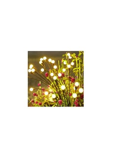 Sun Power Solar Powered Outdoor Lights. 8 LED. Steady Light & Flash. Swing Garden Light. Warm Light. Outdoor Decor. Waterproof. Black  - Image 4