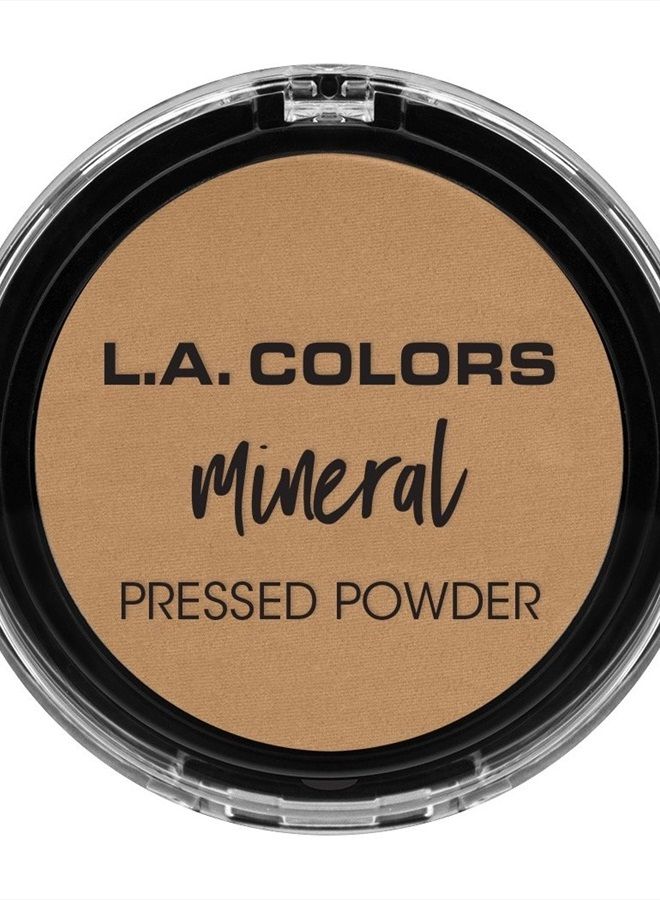 L.A. Colors Mineral Pressed Powder, Warm Caramel, 1 Ounce