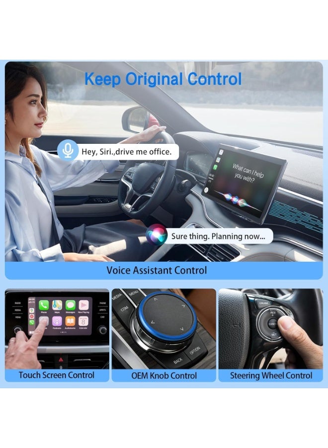 محول كار بلاي لاسلكي Plug & Play – اتصال سريع ومستقر، منخفض التأخير، عملي وسهل الاستخدام للآيفون والأندرويد - Image 5