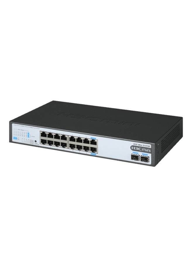 H3c 16-port Gigabit Switch, Unmanaged Enterprise-grade Switch, Network Cable Splitter, 16 Gigabit Ethernet Ports + 2 Gigabit Sfp Ports, S1218f - Image 4