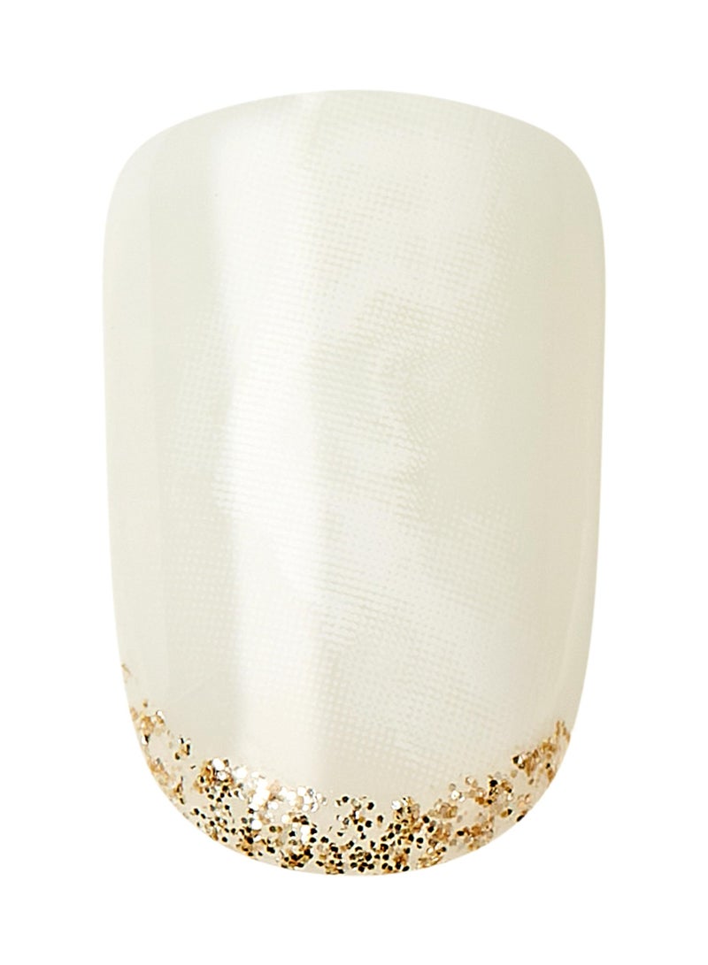 KISS imPRESS Press-on Manicure 30 Nails (Chasing Stars) IM36C Size S - Image 4