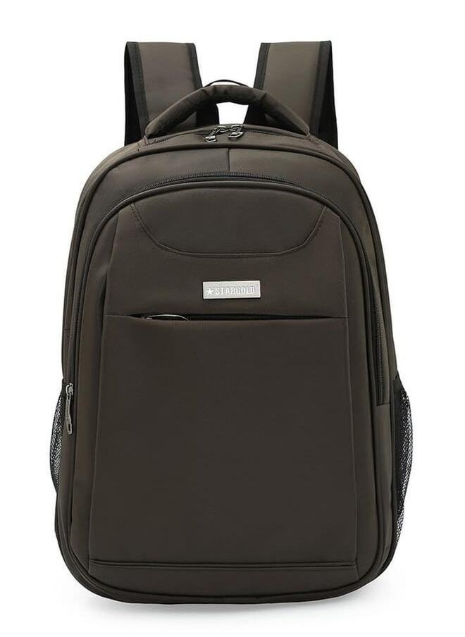 Stargold - Polyester Light Weight Unisex 18 Inch Backpack With Laptop Compartment Casual Hiking Travel Bag For Business College School Students - Image 1