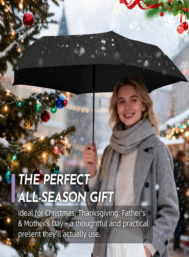 LILAC Travel Mini Umbrella with UPF 50+ Cooling UV Rain Protection, Compact Small & Lightweight Pocket-Sized Folding Umbrellas with Case for Purse & Backpack, Thoughtful Gift Women Men & Kids - Image 2