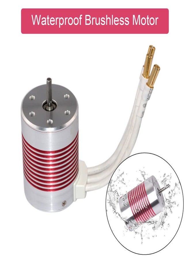 ARRAROWN 540 Brushless Motor 1/10 3650 5900KV 3.175mm Shaft Waterproof Brushless Motor for 1:10 Scale RC On-Road Car - Image 5