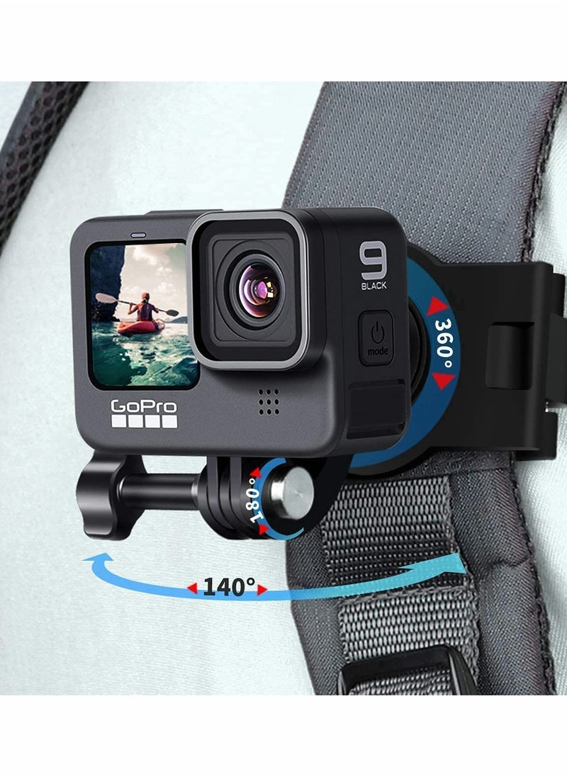 Generic - Backpack Strap Mount Adjustable Camera Shoulder Mount, Which Compatible with Most Action Camera - Image 1