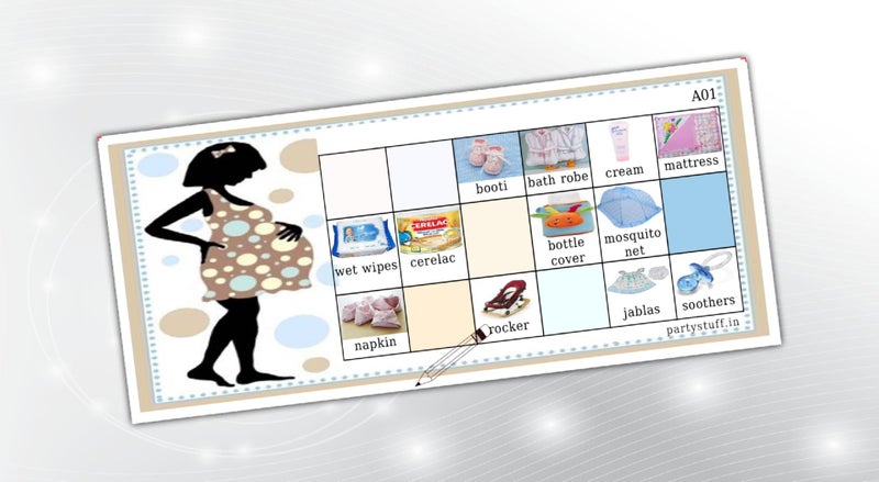 Party Stuff Baby theme Tambola Housie in Image kukuba (36 cards, Card Paper) - list123_2 - Image 1