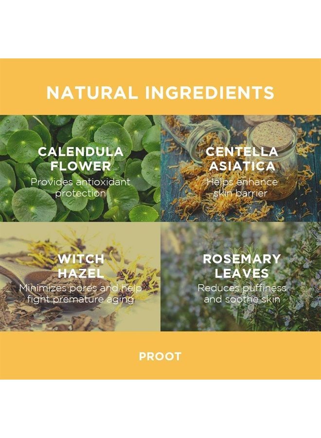 Proot Calendula Peel Off Mask | With Herbal Infused Brightening Serum | Formulated with Real Calendula Flower Leaves and Extracts | Korean Skin Care, Vegan, Cruelty-Free | 3.38 oz - Image 5