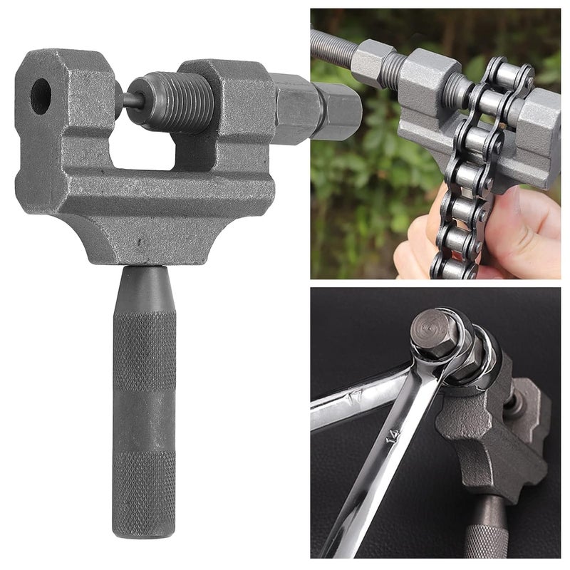 Inditrust Universal Motorcycle Chain Breaker Tool, Chain Removal Splitter Cutter, Link Repair for Bikes, ATV - Image 5