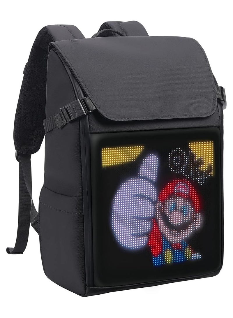 LED Display Backpack with Programmable Screen 15.6 Inches Laptop Bag - Image 1