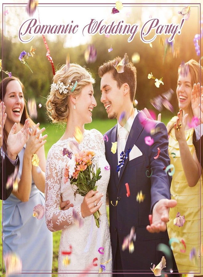 Suncalla 100 Pcs Biodegradable Flower Petals Wedding Confetti Bags 330g Real Dried Flowers Petals Jasmine, Lavender & Rose Mix Petal for Flower Girls to Throw Wedding Decor & Send off Ideas - Image 5