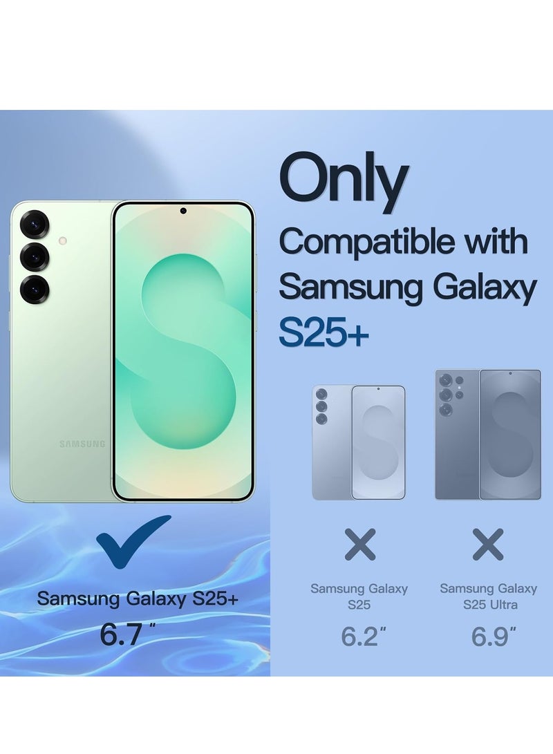 Samsung Galaxy S25 Plus 5G Case Cover Shockproof Bumper Non-Yellowing Protective Phone Case Ultra Clear Slim Back Cover for Samsung S25 Plus 5G 6.7-inch - Image 2