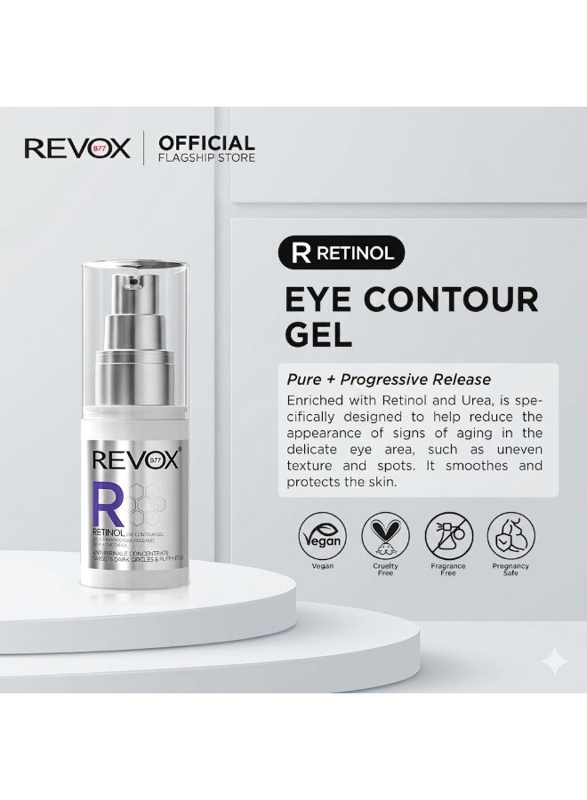 REVOX B77 Retinol Serum Gel Anti-Wrinkle Eye Contour 30 ml - Image 2