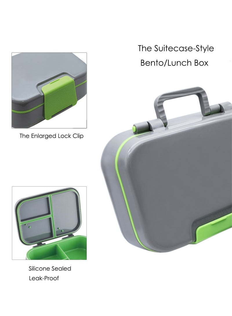 DB Innov. Lunch Box for Kid School, Bento Box with 3 Compartments, Leak-proof Food Container, Snack Box for Kids Adults Girls & Boys - Image 3