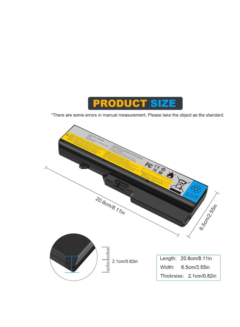 Terabyte Laptop Battery for Lenovo G460 G465 G470 G475 G560 G565 G570 B470 B570 IdeaPad V360 V370 V470 V570 Z370 Z460 Z465 Z470 Z475 Z560 Z570 Z575 L09S6Y02 L08S6Y21 L09C6Y02 L09L6Y02 L09M6Y02 - Image 2