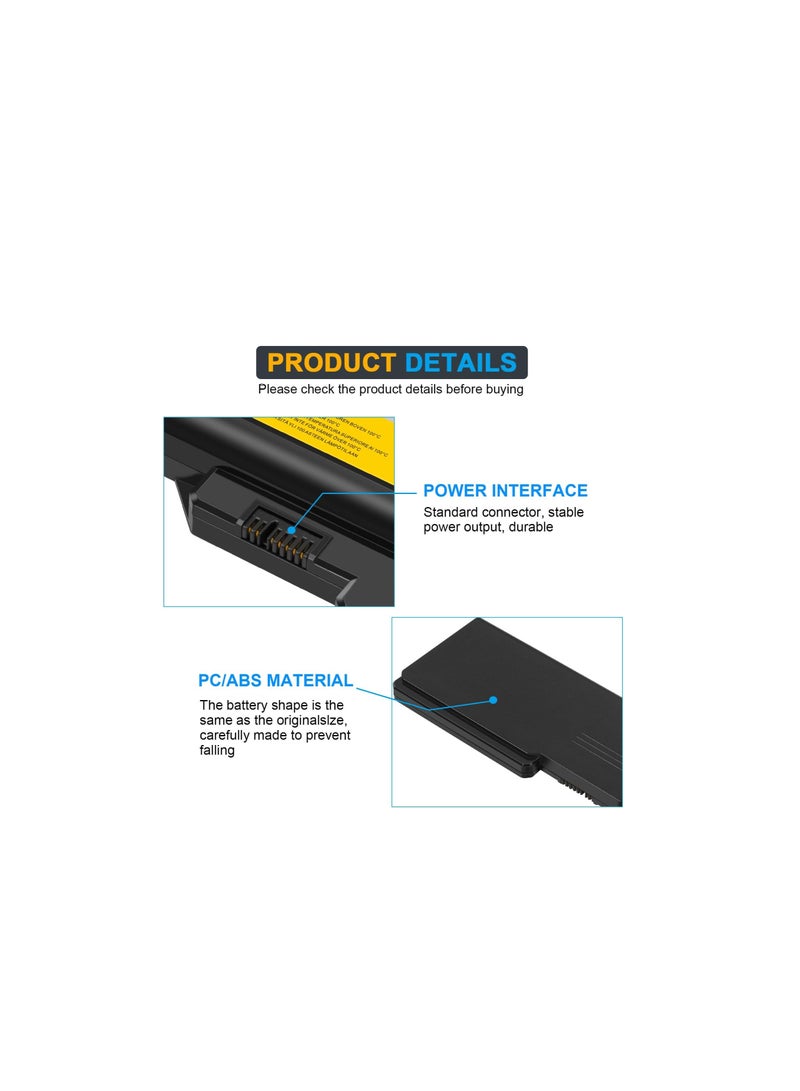 Terabyte Laptop Battery for Lenovo G460 G465 G470 G475 G560 G565 G570 B470 B570 IdeaPad V360 V370 V470 V570 Z370 Z460 Z465 Z470 Z475 Z560 Z570 Z575 L09S6Y02 L08S6Y21 L09C6Y02 L09L6Y02 L09M6Y02 - Image 3