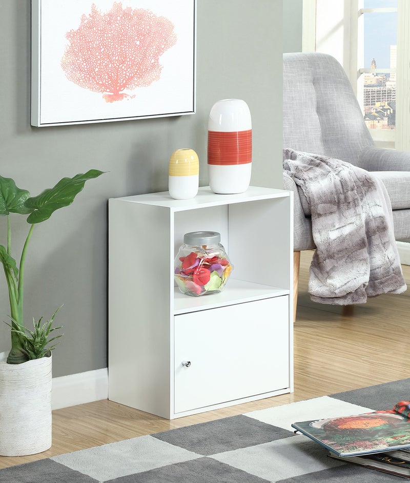Convenience Concepts مفاهيم الراحة 151186W X-Tra تخزين خزانة بباب واحد، أبيض - Image 2