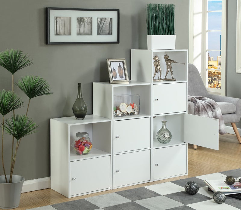 Convenience Concepts مفاهيم الراحة 151186W X-Tra تخزين خزانة بباب واحد، أبيض - Image 5
