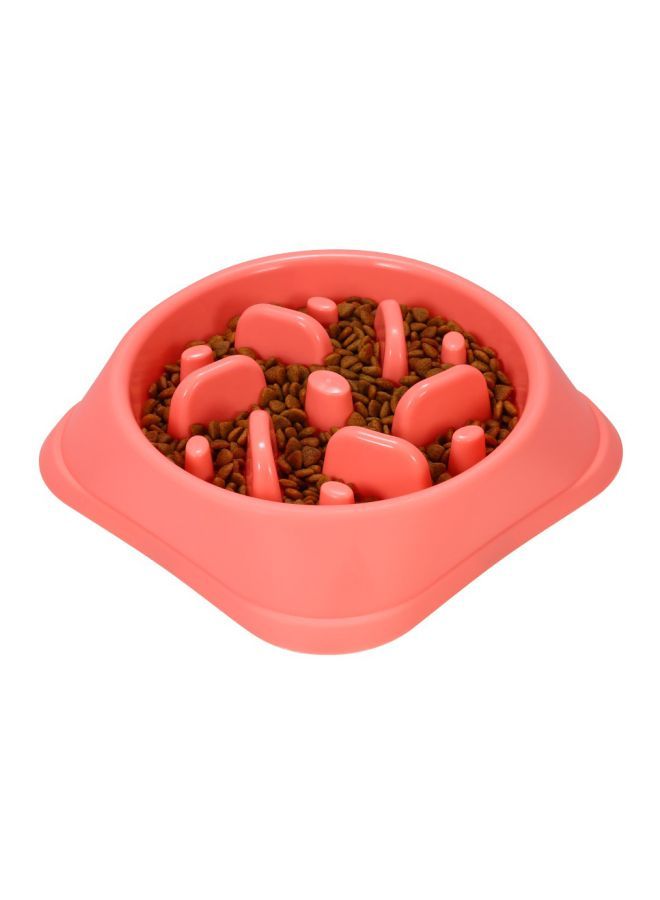 NIBEMINENT Anti-Choke Slow Bowl Feeder Pink 6.5inch - Image 2