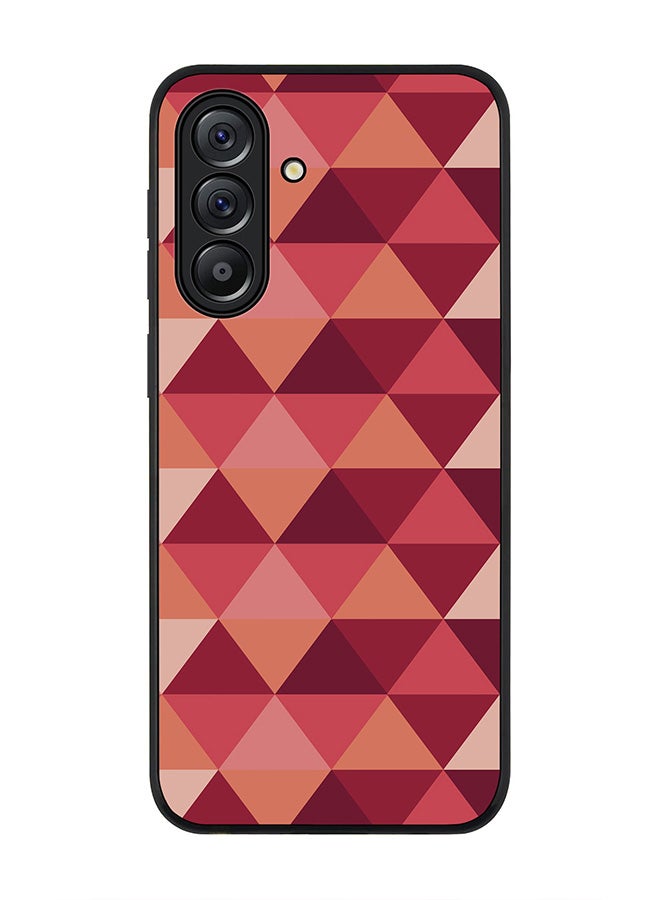 Stylizedd For Samsung Galaxy A56 5G Case,Slim fit Camera Protection, Shockproof Thin Phone cover  - Topsy Turvy Triangles - Image 1