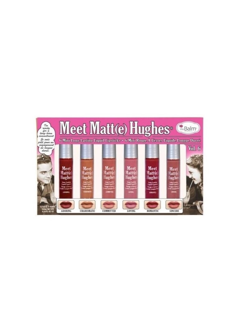 theBalm - ‏ The Balm Meet Matte Hughes Liquid Lipstick Set - Image 1