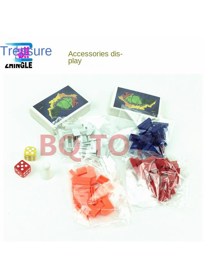 Bluejw English Table Game Card English Coup Game Toys 2-6 English Leisure Entertainment Table Game Card - Image 1