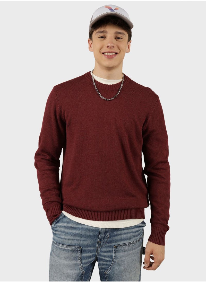American Eagle - Logo Crew Neck Sweater - Image 1