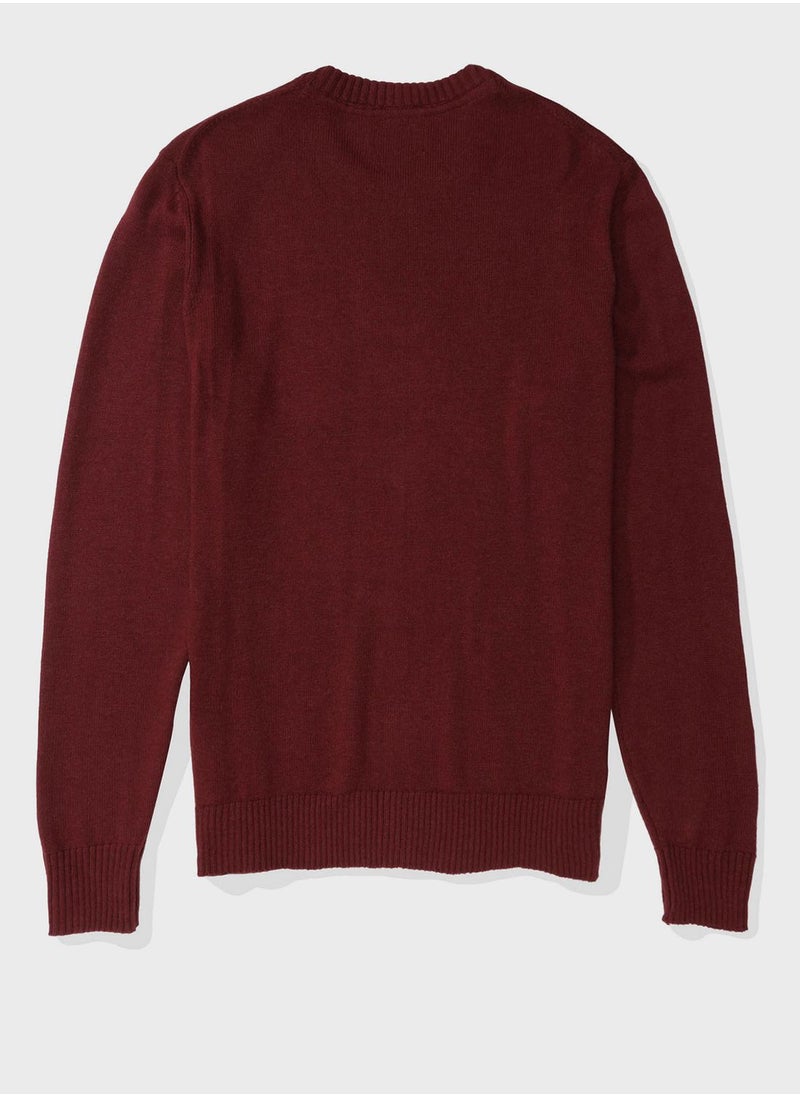 American Eagle - Logo Crew Neck Sweater - Image 1