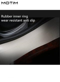 Car Steering Wheel Cover, Leather Steering Wheel Cover, Non Slip Rubber Car Steering Wheel Protector, Breathable Wear Resistant Universal 38cm/15 inches - pzsku/ZB2CA2B40881776EFDC51Z/45/_/1727685472/db3ffb90-51a0-4fd3-858f-be2820d90566