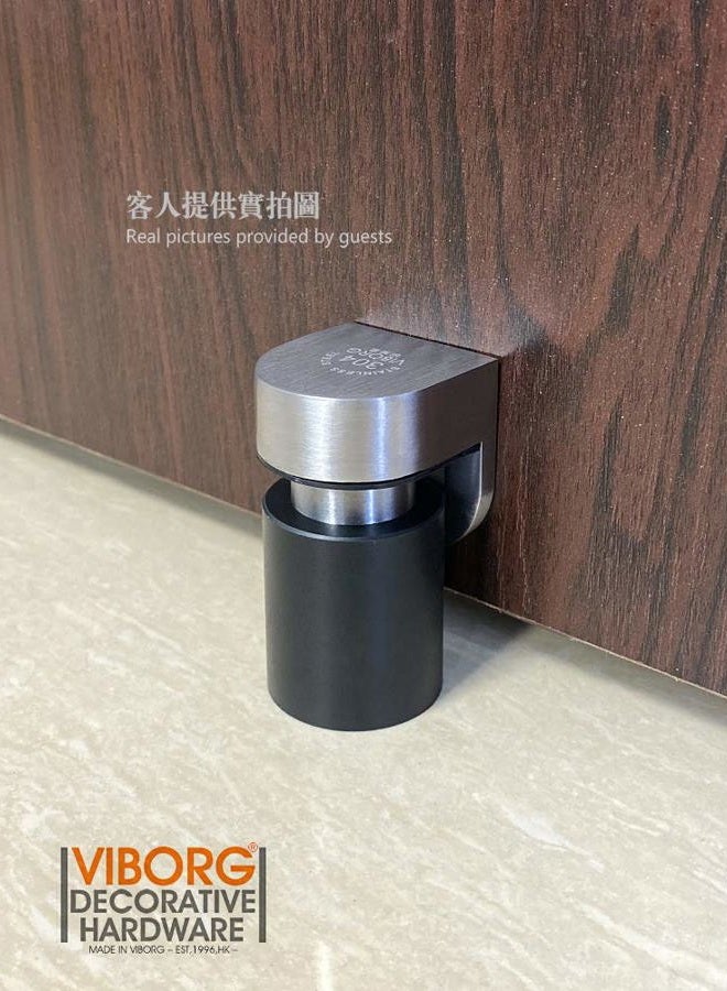 VIBORG Deluxe Solid Sus304 Stainless Steel Casting Powerful Floor Mount Mounted Magnetic Pop Up Doorstop Door Stopper Door Stop Door Catch RS-39A - Image 4