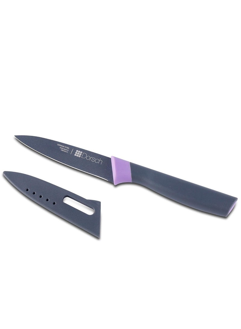 Dorsch Danish Design 4-Inch Carving Knife | Premium High-Carbon German Steel Blade | Ultra-Sharp Precision Edge | Rust-Proof & Hygienic Non-Stick Coating | Ergonomic Handle for Comfort | Protective Sheath Included - Image 1