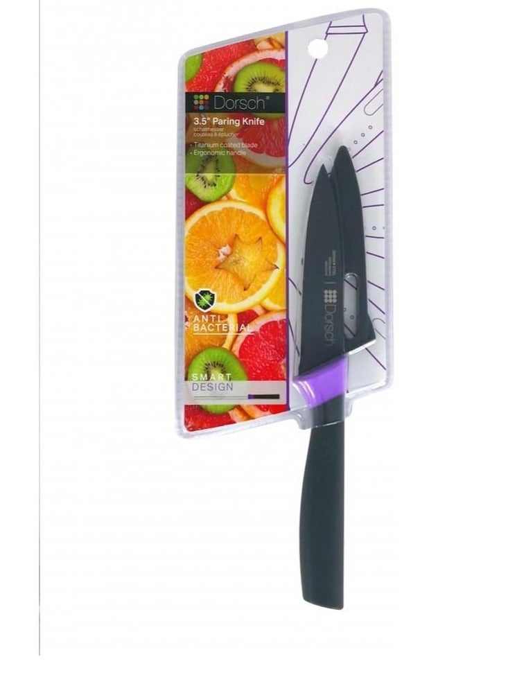 Dorsch Danish Design 4-Inch Carving Knife | Premium High-Carbon German Steel Blade | Ultra-Sharp Precision Edge | Rust-Proof & Hygienic Non-Stick Coating | Ergonomic Handle for Comfort | Protective Sheath Included - Image 5