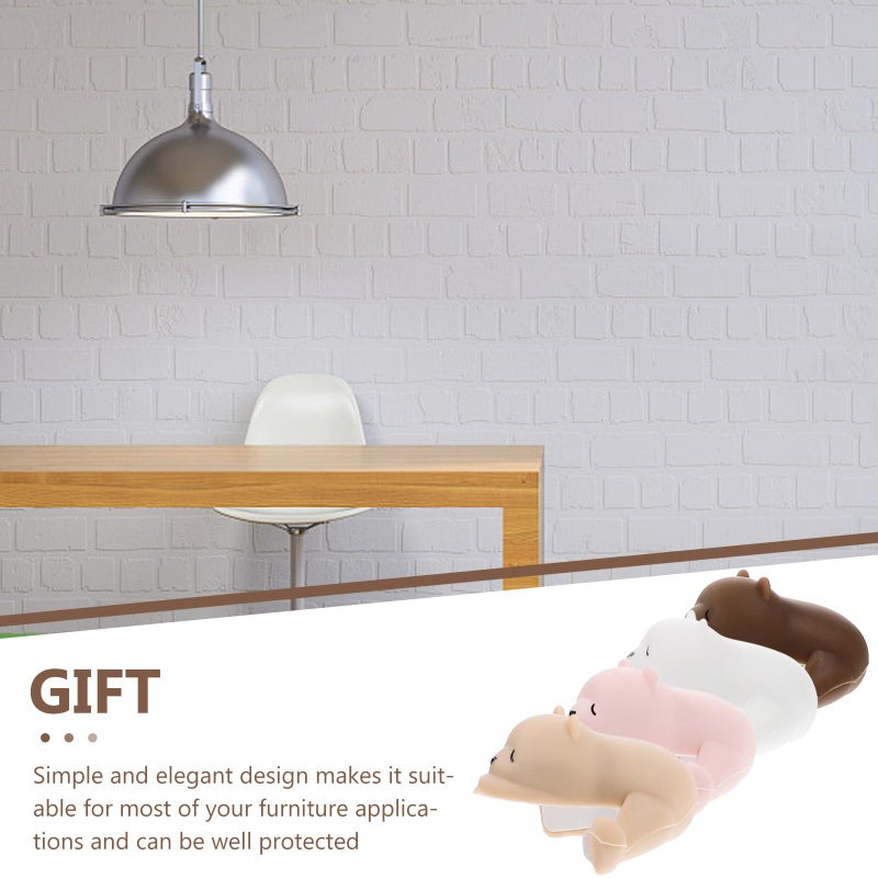 4Pcs Animal Shaped Silicone Corner Guards For Baby Safety Table Edge Protectors - Image 4