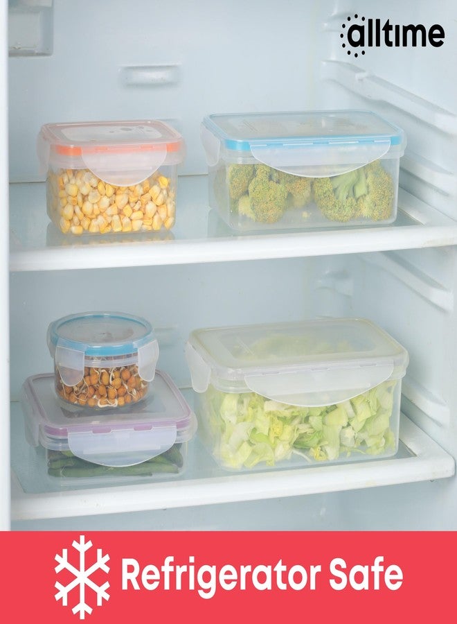 All Time Plastic Lock And Safe Storage Container|100% Airtight & Food Grade Safe Container | Kitchen Storage Container| Multipurpose Jar, 1300 Ml| Transparent - Image 5