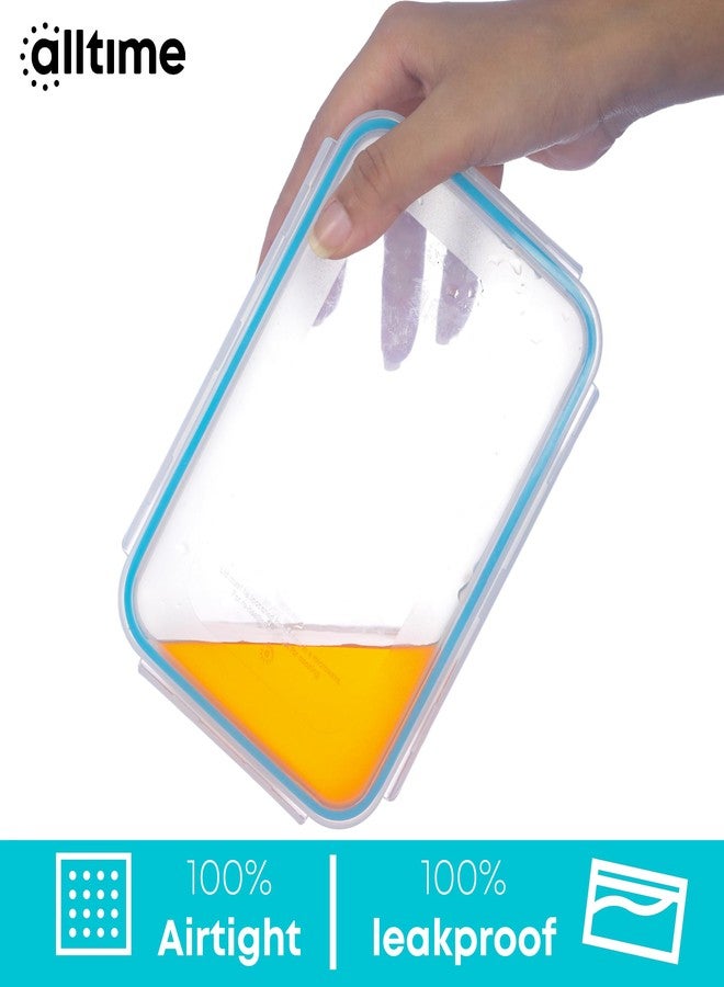 All Time Plastic Lock And Safe Storage Container|100% Airtight & Food Grade Safe Container | Kitchen Storage Container| Multipurpose Jar, 1300 Ml| Transparent - Image 2
