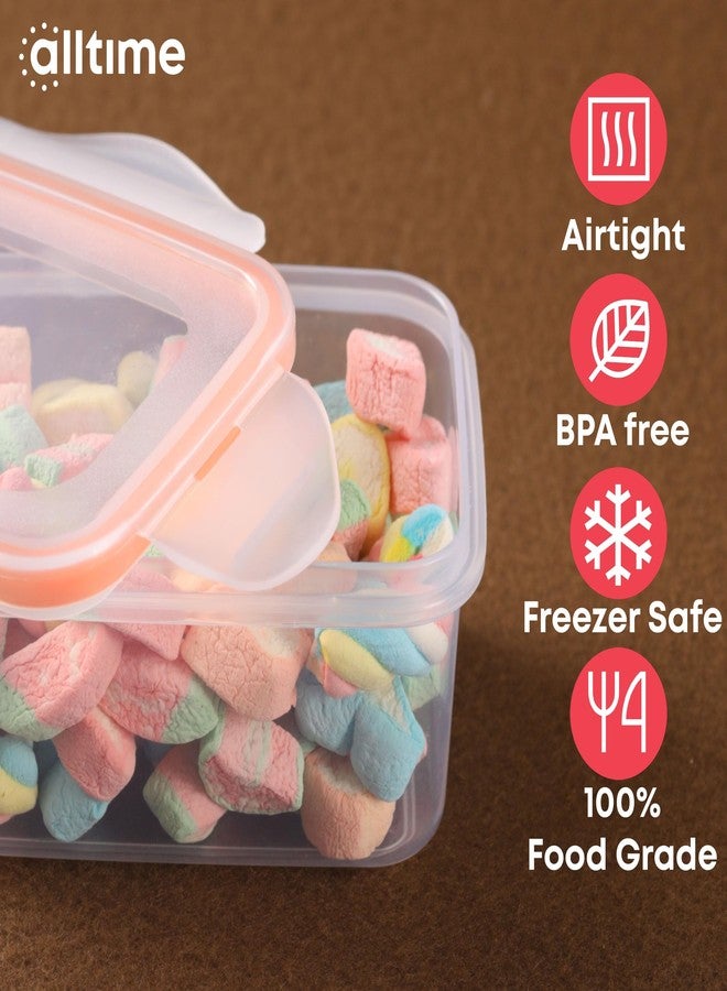 All Time Plastic Lock And Safe Storage Container|100% Airtight & Food Grade Safe Container | Kitchen Storage Container| Multipurpose Jar, 1300 Ml| Transparent - Image 4