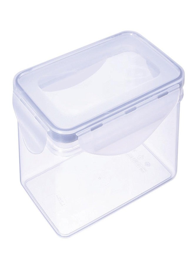 All Time Plastic Lock And Safe Storage Container|100% Airtight & Food Grade Safe Container | Kitchen Storage Container| Multipurpose Jar, 1300 Ml| Transparent - Image 1
